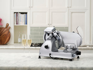BESWOOD 10" Electric Deli Meat Slicer, Cheese Food Slicer with Premium Chromium-plated Steel Blade,240W BESWOOD-250