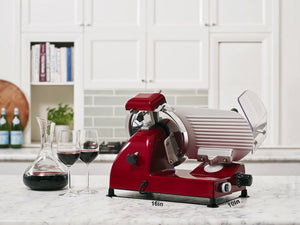 BESWOOD 10" Electric Deli Meat Slicer, Cheese Food Slicer with Premium Chromium-plated Steel Blade,240W
